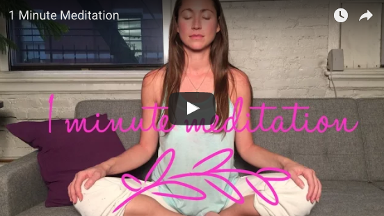 1 minute meditation