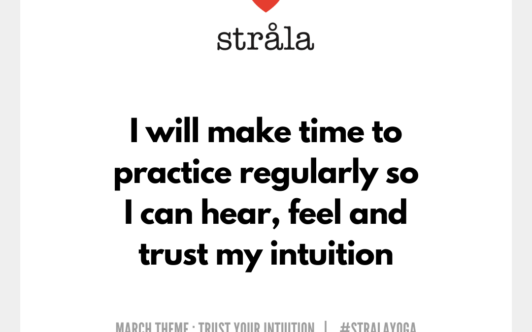 March Strala Home Calendar: Trust Your Intuition